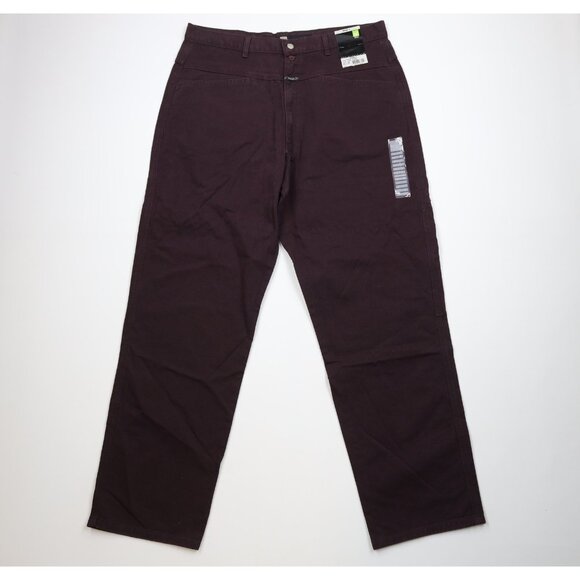 Deadstock Vintage 90s Marithe Francois Girbaud Mens 40x35 Baggy Wide Leg Jeans - Picture 1 of 16